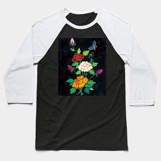 Mariposa Baseball T-Shirt by LibrosBOOKtique